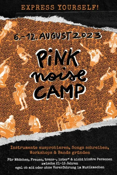 Poster Pink Noise Camp 2023 by Juli Haberlik
